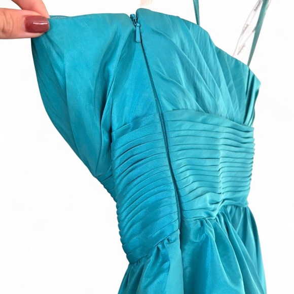 Interlude Turquoise Strapless Dress - Picture 4 of 5